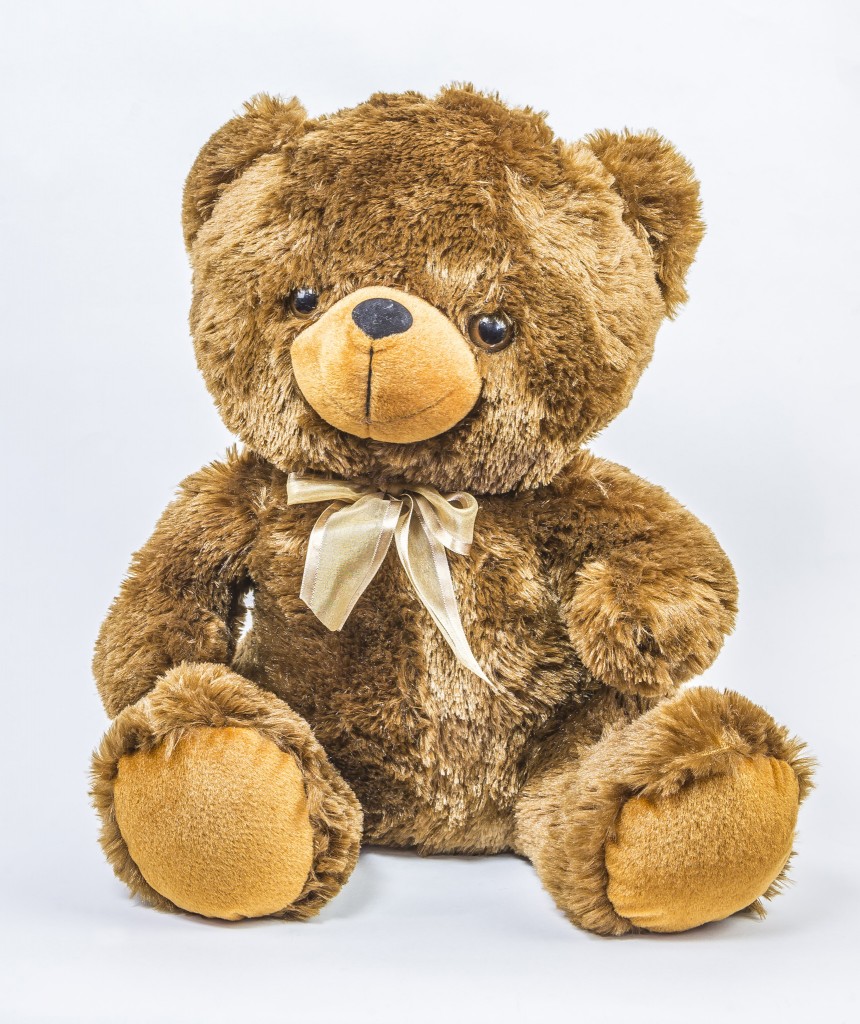 Large Natural Teddy - Cottage Garden