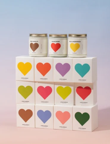 PINK MINT Soy Candle