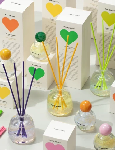 PINK MINT Crystal Infused Reed Diffuser